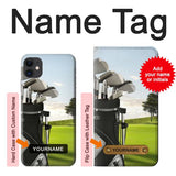 iPhone 11 Hard Case Golf with custom name