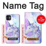 iPhone 11 Hard Case Unicorn with custom name