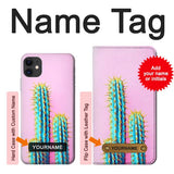 iPhone 11 Hard Case Cactus with custom name