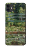 iPhone 11 Hard Case Claude Monet Footbridge and Water Lily Pool