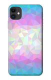 iPhone 11 Hard Case Trans Flag Polygon