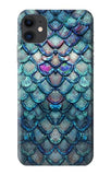 iPhone 11 Hard Case Mermaid Fish Scale