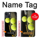 iPhone 13 Hard Case Tennis with custom name