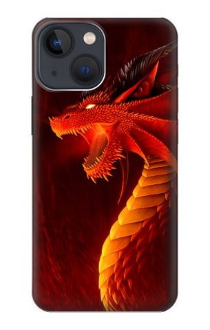 iPhone 13 Hard Case Red Dragon