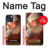 iPhone 13 Hard Case Xmas Santa Claus with custom name