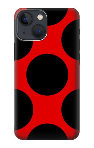 iPhone 13 Hard Case Lady bug Dot Pattern