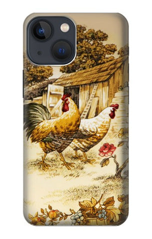 iPhone 13 Hard Case French Country Chicken