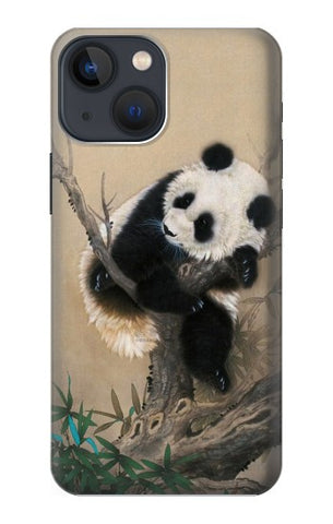 iPhone 13 Hard Case Panda Fluffy Art Painting