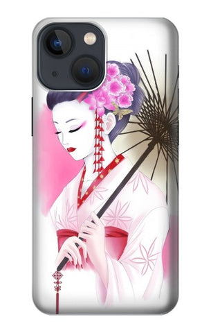 iPhone 13 Hard Case Devushka Geisha Kimono