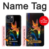 iPhone 13 Hard Case Tinkerbell Magic Sparkle with custom name