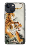 iPhone 13 Hard Case Chinese Tiger Tattoo Painting
