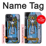 iPhone 13 Hard Case High Priestess Tarot Card with custom name