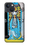 iPhone 13 Hard Case The High Priestess Vintage Tarot Card