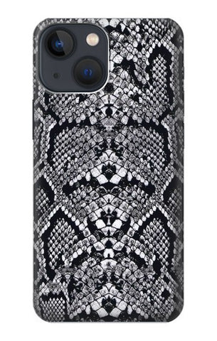 iPhone 13 Hard Case White Rattle Snake Skin
