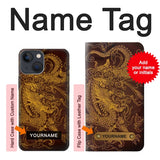 iPhone 13 Hard Case Chinese Dragon with custom name