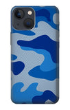 iPhone 13 Hard Case Army Blue Camouflage