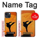 iPhone 13 Hard Case Kung Fu Karate Fighter with custom name