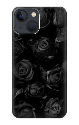 iPhone 13 Hard Case Black Roses