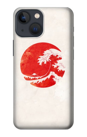 iPhone 13 Hard Case Waves Japan Flag