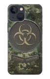 iPhone 13 Hard Case Biohazard Zombie Hunter Graphic