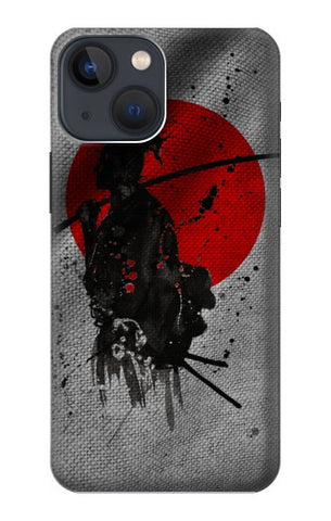 iPhone 13 Hard Case Japan Flag Samurai