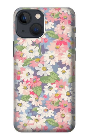 iPhone 13 Hard Case Floral Flower Art Pattern