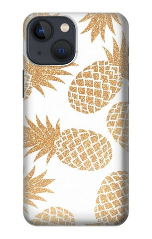 iPhone 13 Hard Case Seamless Pineapple