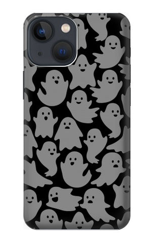 iPhone 13 Hard Case Cute Ghost Pattern