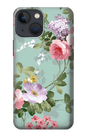 Apple iPhone 14 Hard Case Flower Floral Art Painting