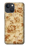 Apple iPhone 14 Hard Case Flower Floral Vintage Pattern
