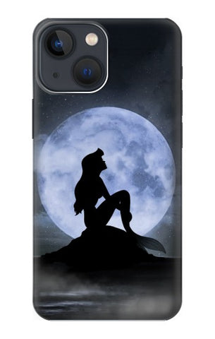 Apple iPhone 14 Hard Case Mermaid Moon Night