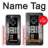 Apple iPhone 14 Hard Case Game Pad Controller Minimalism with custom name