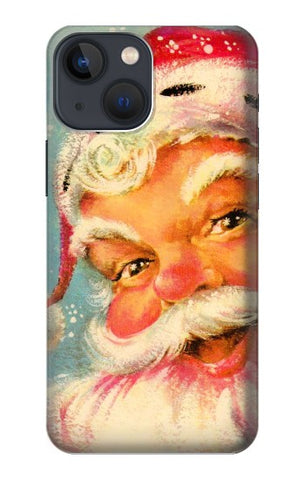 Apple iPhone 14 Hard Case Christmas Vintage Santa
