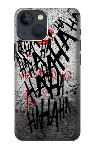 Apple iPhone 14 Hard Case Joker Hahaha Blood Splash