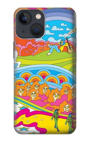 Apple iPhone 14 Hard Case Hippie Art