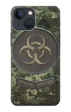 Apple iPhone 14 Hard Case Biohazard Zombie Hunter Graphic
