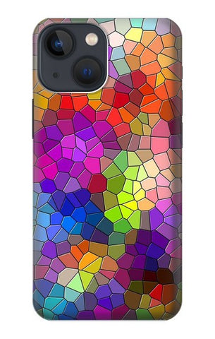 Apple iPhone 14 Hard Case Colorful Brick Mosaics