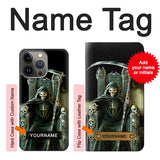 Apple iPhone 14 Pro Max Hard Case Grim Reaper Skeleton King with custom name
