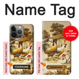 Apple iPhone 14 Pro Max Hard Case French Country Chicken with custom name