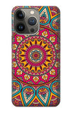 Apple iPhone 14 Pro Max Hard Case Hippie Art Pattern