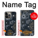 Apple iPhone 14 Pro Max Hard Case Moon and Sun with custom name