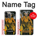 Apple iPhone 14 Pro Max Hard Case Tarot Card The Devil with custom name