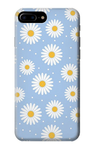 iPhone 7 Plus, 8 Plus Hard Case Daisy Flowers Pattern
