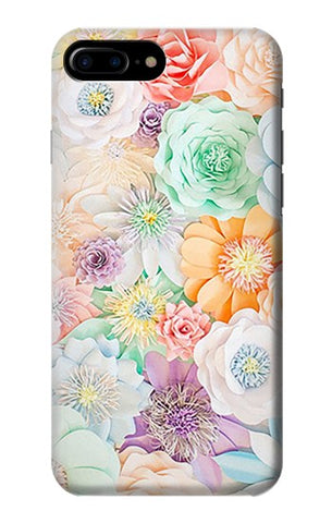 iPhone 7 Plus, 8 Plus Hard Case Pastel Floral Flower