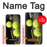 iPhone 7, 8, SE (2020), SE2 Hard Case Tennis with custom name