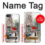 iPhone 7, 8, SE (2020), SE2 Hard Case Girl in The Rain with custom name