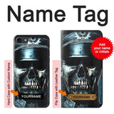 iPhone 7, 8, SE (2020), SE2 Hard Case Skull Soldier Zombie with custom name