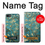 iPhone 7, 8, SE (2020), SE2 Hard Case Blossoming Almond Tree Van Gogh with custom name