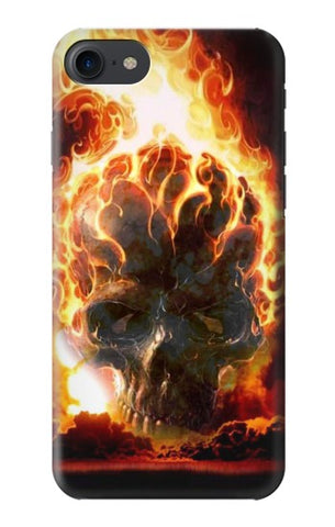 iPhone 7, 8, SE (2020), SE2 Hard Case Hell Fire Skull