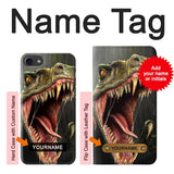 iPhone 7, 8, SE (2020), SE2 Hard Case T-Rex Dinosaur with custom name